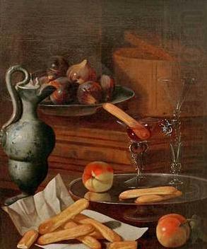 Cristoforo Munari Glaser und Loffelbiskuits china oil painting image